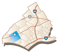 Map of Concord Township, PA