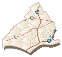 Map of Folcroft, PA