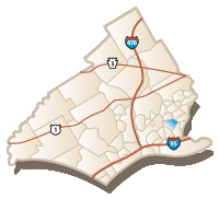 Map of Glenolden, PA