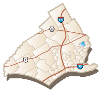 Map of Lansdowne, PA
