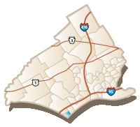 Map of Marcus Hook, PA